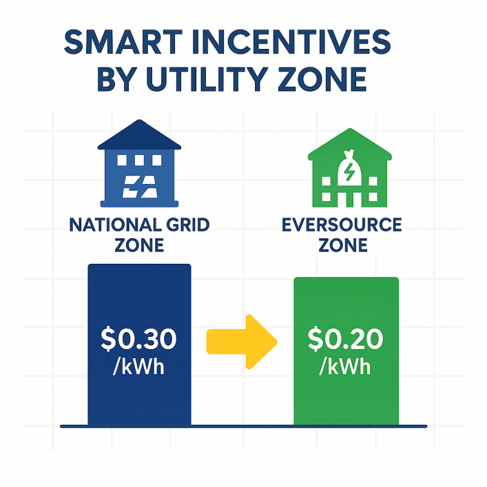 smart incentives by utility zone in MA