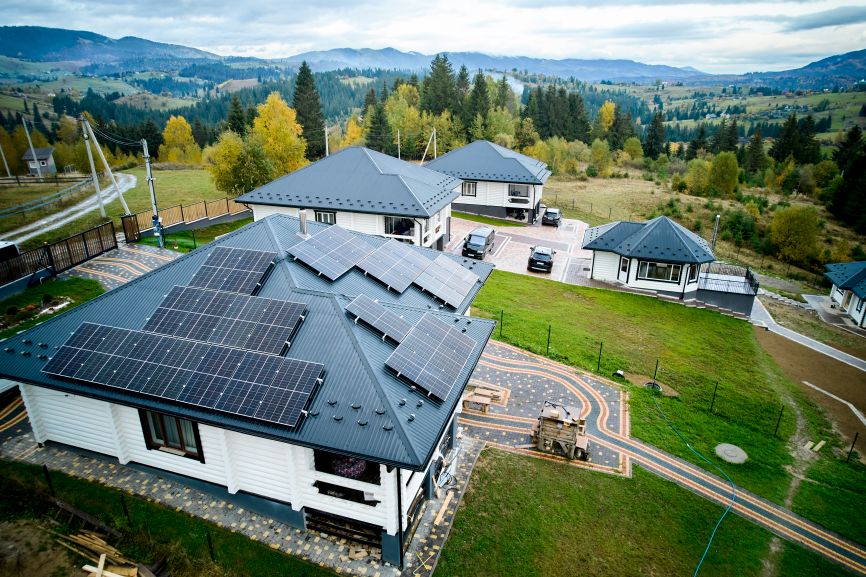 Eco Sun Works off-grid solar energy system for a family home
